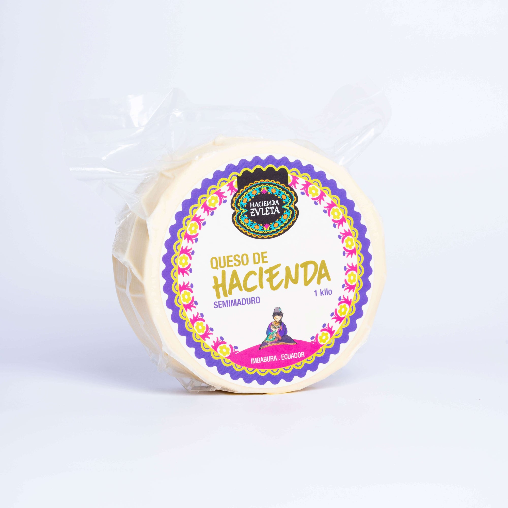 Queso de Hacienda 1kg - queso semimaduro